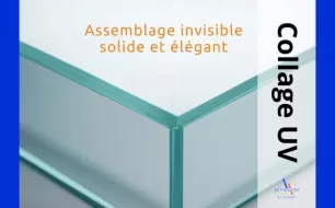 Collage de verres à l’UV Collage de verres à l’UV